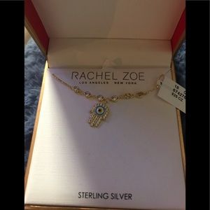 Rachel Zoe Hamsa Evil Eye Pendant 